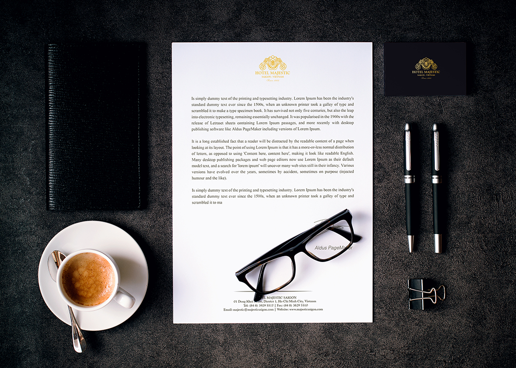 MAJESTIC HOTEL - Dự án Thiết kế logo và bộ nhận diện thương hiệu khách sạn Majestic